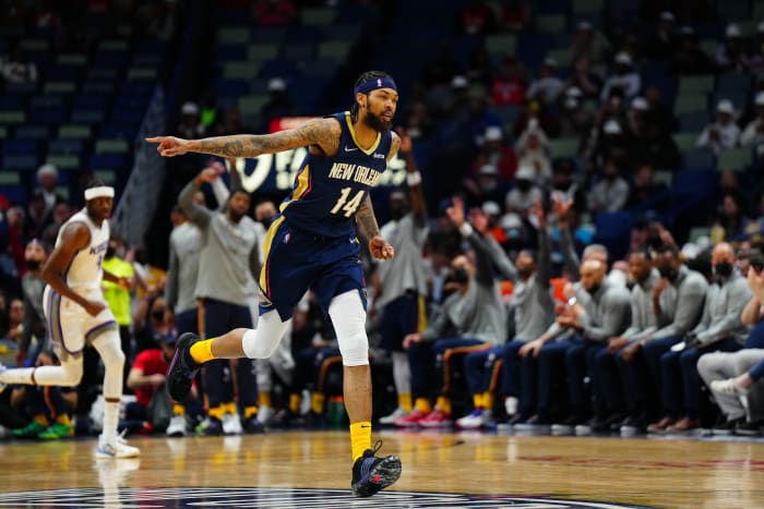 New Orleans Pelicans forward Brandon Ingram (14)
